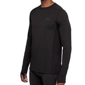 Lolë Men’s Baselayer Top Black NWT Merino Wool Blend Ski Winter Warm Cozy XXL